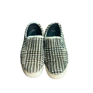 𝅺COLLECTION Privee? Made in Italy Houndstooth Ponyskin Slip on sneaker